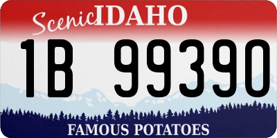 ID license plate 1B9939O