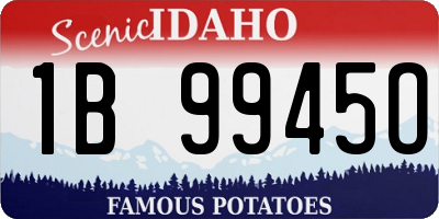 ID license plate 1B9945O