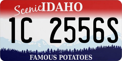 ID license plate 1C2556S