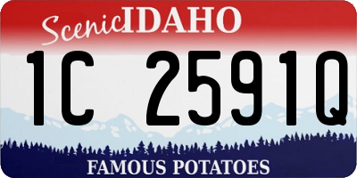 ID license plate 1C2591Q