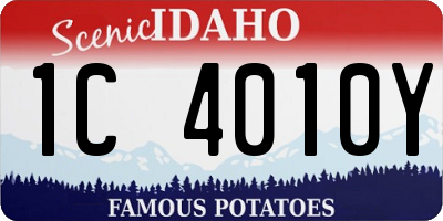 ID license plate 1C4010Y