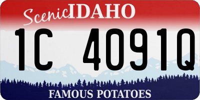 ID license plate 1C4091Q