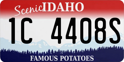 ID license plate 1C4408S