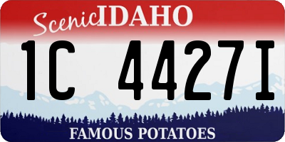 ID license plate 1C4427I