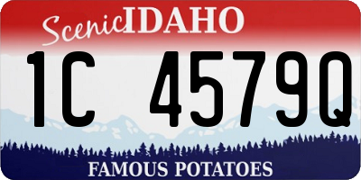 ID license plate 1C4579Q
