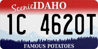 ID license plate 1C4620T