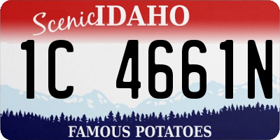 ID license plate 1C4661N