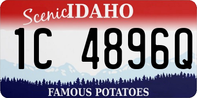 ID license plate 1C4896Q