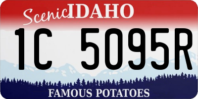 ID license plate 1C5095R