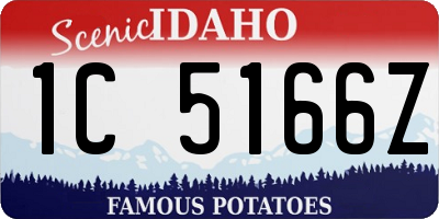 ID license plate 1C5166Z