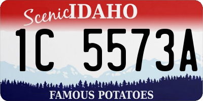 ID license plate 1C5573A