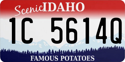 ID license plate 1C5614Q