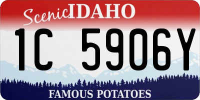 ID license plate 1C5906Y