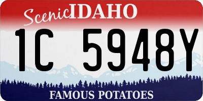 ID license plate 1C5948Y