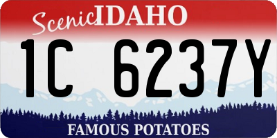 ID license plate 1C6237Y