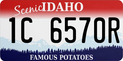 ID license plate 1C6570R