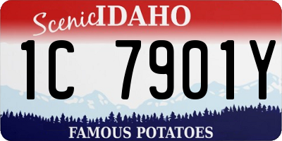 ID license plate 1C7901Y