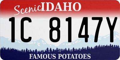 ID license plate 1C8147Y