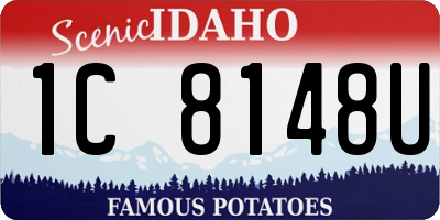 ID license plate 1C8148U