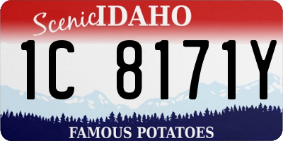 ID license plate 1C8171Y