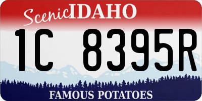 ID license plate 1C8395R