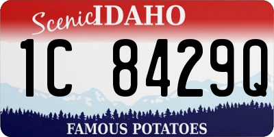 ID license plate 1C8429Q