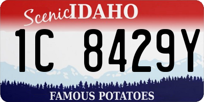 ID license plate 1C8429Y
