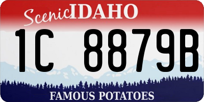 ID license plate 1C8879B