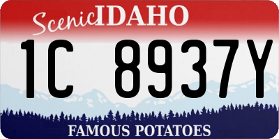 ID license plate 1C8937Y