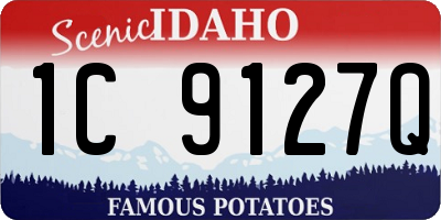 ID license plate 1C9127Q