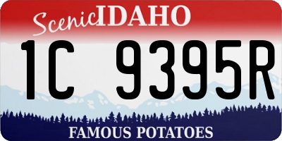 ID license plate 1C9395R