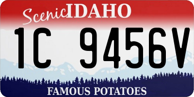 ID license plate 1C9456V