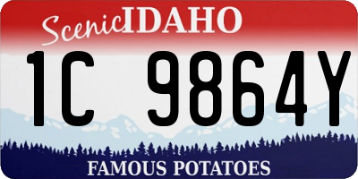 ID license plate 1C9864Y
