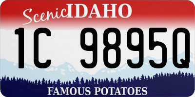 ID license plate 1C9895Q