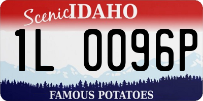 ID license plate 1L0096P