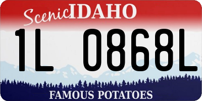 ID license plate 1L0868L