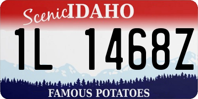ID license plate 1L1468Z