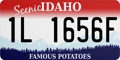 ID license plate 1L1656F