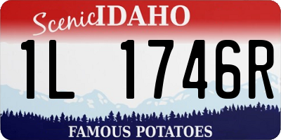 ID license plate 1L1746R