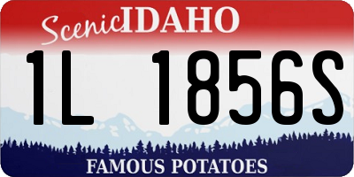 ID license plate 1L1856S