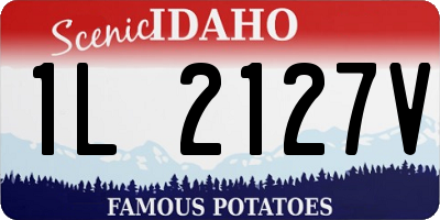 ID license plate 1L2127V