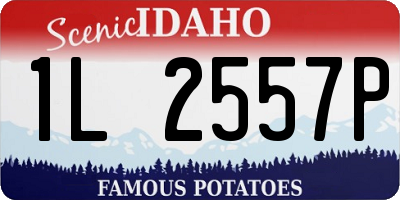ID license plate 1L2557P