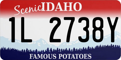 ID license plate 1L2738Y
