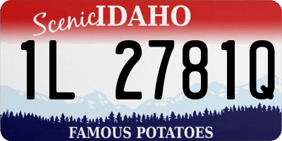 ID license plate 1L2781Q