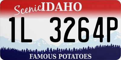 ID license plate 1L3264P