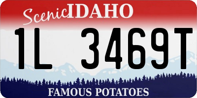 ID license plate 1L3469T