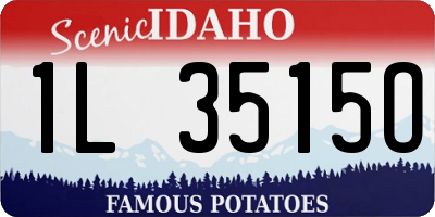 ID license plate 1L3515O