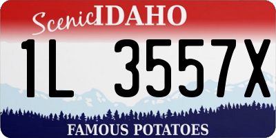 ID license plate 1L3557X