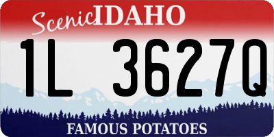 ID license plate 1L3627Q
