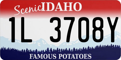ID license plate 1L3708Y